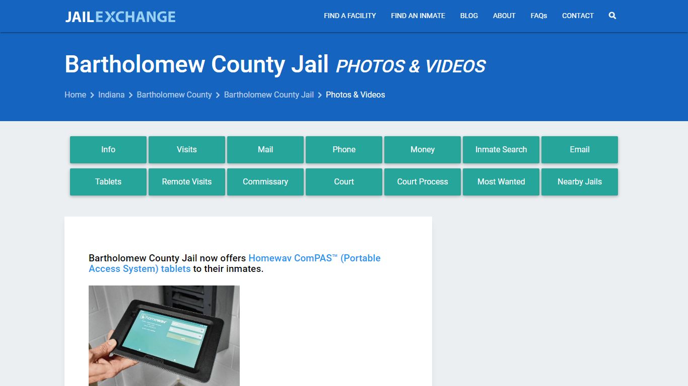 Photos & Videos - Bartholomew County Jail, IN - Jail Exchange